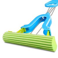 BEKAHOS百家好世 可伸缩胶棉拖把对折式挤水拖把吸水海绵拖把头拖布地拖