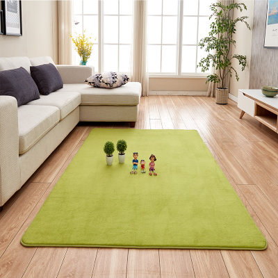 鑫乙达 珊瑚绒欧式客厅简约现代茶几沙发卧室房间满铺榻榻米床边地毯定制0.4*1.2m