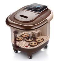 一品康 足浴盆全自动按摩家用足疗加热泡脚桶电动洗脚盆深桶足浴器