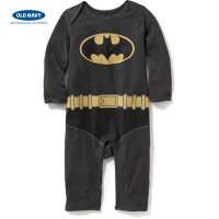 Old Navy 男婴儿童趣英雄主题印花连体衣 老海军000397302-2