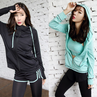 瑜裳 春夏健身房服三件套紧身跑步运动套装宽松背心速干衣瑜伽服套装女