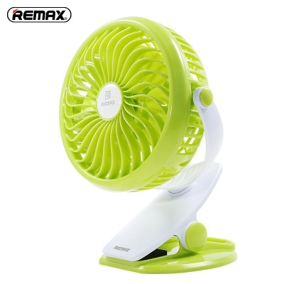 Remax睿量 USB风扇可充电便携静音电扇办公司桌面婴儿车床头夹多功能F2-MINI