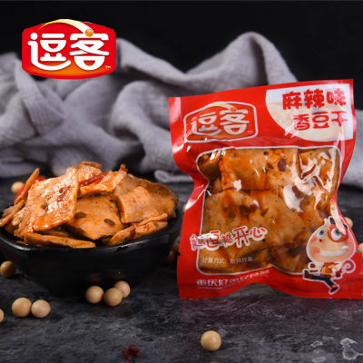 逗客 重庆特产 麻辣食品香豆干小包装零食500g散装小吃豆腐干