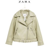 ZARA 季中折扣 童装 仿皮骑士外套 05070603526