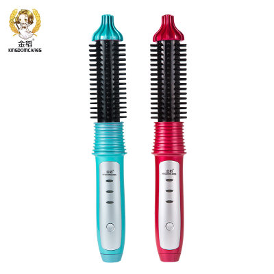 金稻 卷发棒 速热不伤发 梳大卷内扣梨花空气刘海迷你陶瓷烫卷发器