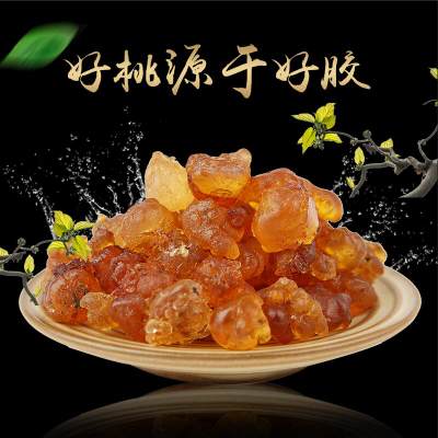 Dragonest龙巢 天然野生桃胶 食用 桃花泪 雪莲子 皂角米伴侣250克半斤