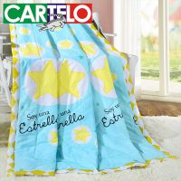 CARTELO卡帝乐鳄鱼 全棉夏被空调被春秋夏凉被水洗纯棉儿童薄被子单双人1.5学生被芯