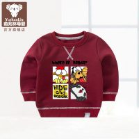 俞兆林 2017春季新款儿童T恤男童卫衣宝宝印花童装婴儿上衣衣服