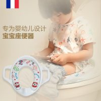 蓝色童年 儿童坐便器儿童马桶圈男女宝宝坐便圈婴儿坐便凳马桶梯软垫座便器