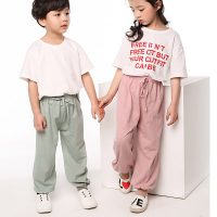 南极人 儿童长裤男童防蚊裤薄款春秋夏装新款女童装宝宝打底纯棉灯笼裤子