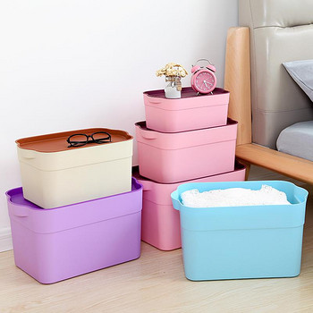 傲家 手提有盖储物箱 三件套