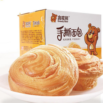 雅客 手撕面包早餐面包小面包糕点零食下午茶点心食品1200g整箱