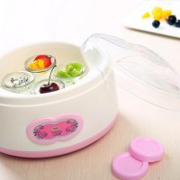 小浣熊 HM-368酸奶机 家用全自动迷你玻璃分杯不锈钢内胆