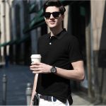 牧王 男装t恤男短袖纯棉翻领POLO衫男士夏季纯色韩版修身半袖体恤 8色可选