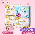 Sakura koi樱恋 日本原装进口卫生巾4包38片 纯棉超薄组合装 日用10p*3+夜用8p 姨妈巾