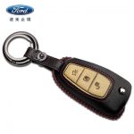 FORD福特 新福克斯蒙迪欧福睿斯翼虎翼博锐界金牛座汽车真皮钥匙包套扣