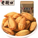 老街口 薄壳巴旦木500g 手剥扁桃仁干果零食炒货特产坚果奶香味