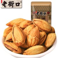 老街口 薄壳巴旦木500g 手剥扁桃仁干果零食炒货特产坚果奶香味