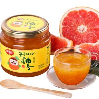 福事多 蜂蜜柚子茶500g 国货原装自制果味茶酱冲饮