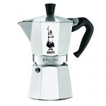 Bialetti 6800摩卡特浓咖啡6杯炉灶蒸汽咖啡机 银色 6-Cup