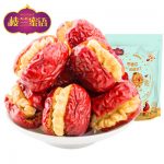 楼兰蜜语 灰枣夹核桃仁208g*3袋 新疆特产核桃夹心枣子加核桃
