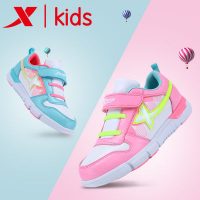 XTEP特步 童鞋2017春夏新款儿童女孩休闲运动鞋时尚百搭轻便中小童板鞋