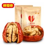 好想你 特级红枣夹核桃夹心枣218gx2袋 免洗新疆和田骏无核枣核桃仁