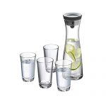 WMF 福腾宝 玻璃冷水壶家用玻璃过滤凉水壶0.75L水具套装