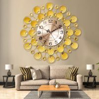 居乐尔 个性贝壳简约艺术挂表创意时钟现代钟表挂钟客厅石英钟静音20英寸