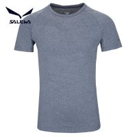 德国Salewa沙乐华 户外速干T恤春夏新品吸湿排汗舒适素色短袖026290