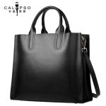 CALYPSO卡里普斯 2018新款女士手提包 真皮包包 简约百搭单肩斜挎包 时尚公文包 多款可选