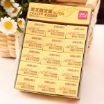 Deli得力 橡皮学生儿童美术文具2B橡皮擦 4B绘图考试美术橡皮 30块