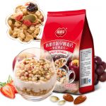 福事多 水果坚果干吃零食燕麦片820g 营养早餐即食