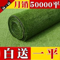 半城花香 仿真草坪地毯人造草坪幼儿园阳台绿植墙草皮人工草坪户外 小地毯+盆栽