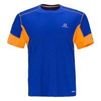Salomon萨洛蒙 男士 户外跑步短袖T恤 AGILE SS TEE M L39386500