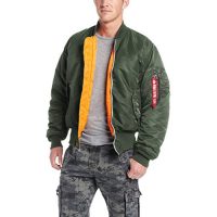 Alpha Industries阿尔法工业 Men's MA-1 Flight Bomber Jacket男款飞行员夹克