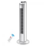 MeiLing美菱 电风扇塔扇家用塔式落地扇静音办公宿舍定时遥控立式无叶风扇