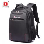 svvtsscfap 瑞士双肩包男士大学生书包旅行休闲商务出差电脑包军刀双肩背包男