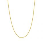 周生生 黄金(足金)十字扣圈项链 40厘米 09257n 计价 4.34克(包含工费100元)