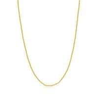 周生生 黄金(足金)十字扣圈项链 40厘米 09257n 计价 4.34克(包含工费100元)