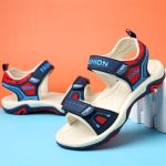 百酷尔 男童凉鞋2017夏季新款儿童鞋韩版中大童男孩小学生软底防滑沙滩鞋