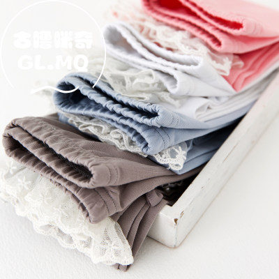 贴身不紧绷# 古噜咪奇 女童蕾丝拼接打底裤