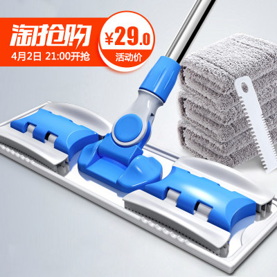 居家# 佳帮手 干湿两用平板拖+送清洁刮刀