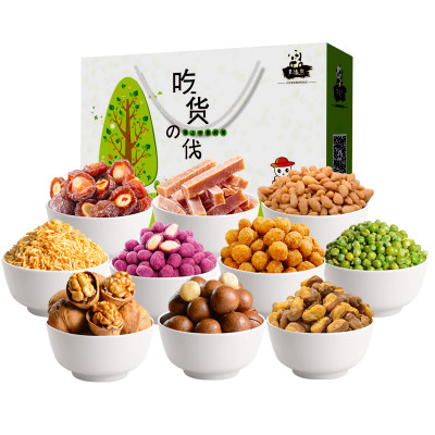 多滋熊 坚果零食大礼包 10包共1200g