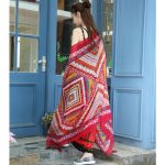 MARRYOBIDOS 春秋夏季丽江防晒海边沙滩丝巾女复古民族风棉麻旅游围巾披肩两用