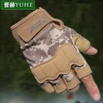 誉赫 半指手套男女运动户外防滑骑行露指战术格斗健身器械举重手套