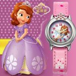 Disney迪士尼 苏菲亚儿童手表女孩学生表卡通可爱女童小公主安娜冰雪奇缘