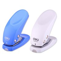 Deli得力 0111 单孔打孔机 迷你手动圆孔小型打洞机文具 A4纸张文件打孔器空
