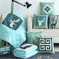 Fondream南柯一梦 冬季加厚抱枕被子两用汽车靠枕毯子办公室枕头抱枕车载情侣小被子