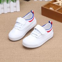 海绵宝宝 儿童皮鞋魔术贴童鞋男童板鞋女童鞋子运动休闲鞋软底防滑学生鞋潮